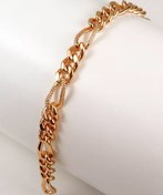 تصویر دستبند زنانه طلایی ژوپینگ کد 517 