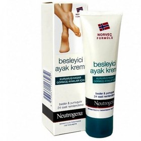 تصویر کرم ترک پا نیتروژنا Neutrogena مناسب پوست خشک حجم 50 میل Neytrogena Besleyici Ayak Kremi