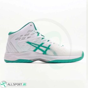 تصویر کفش والیبال اسیکس طرح اصلی Asics V Swift FF 2 White Green 