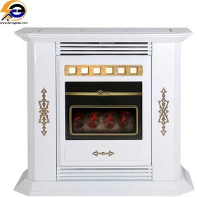 تصویر بخاری شومینه گاز سوز ایران شرق مدل ۲۹۰ بنیامین Gas heater of Iransharq fireplace model Benjamin 290