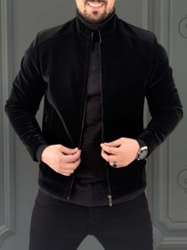 تصویر کت چرم 120504 AKOMOD مشکی 