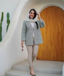 تصویر کت تک زنانه مروارید دوزی فری سایز 