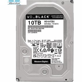 تصویر هارد اینترنال 10 ترابایت وسترن دیجیتال مدل Black Western Digital Black 10TB 7200RPM SATA 3.0 256MB 3.5-Inch Hard Disk Drive