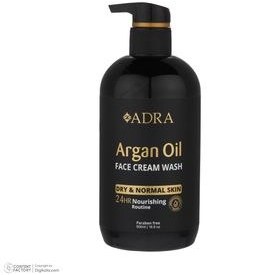 تصویر ژل شستشو صورت آدرا مدل آرگان مناسب پوست های معمولی حجم 500 میلی لیتر 