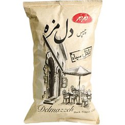 تصویر چیپس دل مزه مزمز با طعم فلفل سیاه 100 گرمی 
