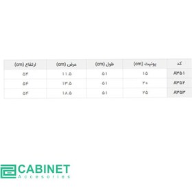 تصویر سبد جا بطری 2 طبقه آدلان يونيت 