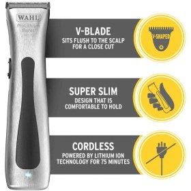 تصویر ماشین اصلاح Wahl ProLithium Beret با باتری لیتیوم و طراحی ارگونومیک | آمازونیکس 