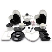 تصویر سرویس غذاخوری لاو مدل گلارا با طراحی سرامیکی 