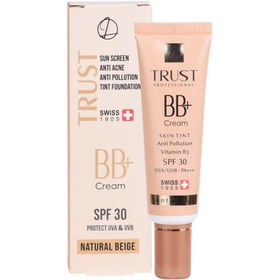 تصویر بی بی کرم پلاس تراست بژ طبیعی TRUST BB Cream