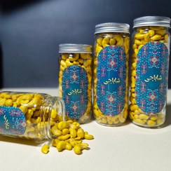 تصویر شیشه ممتاز بادام هندی شاباجی - 230 