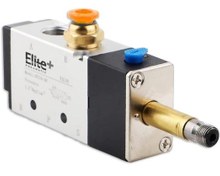 تصویر شیر برقی (2-5)1/4 اینچ تک بوبین پلاس پنوماتیک الیت +4V210-08 Elite pneumatic