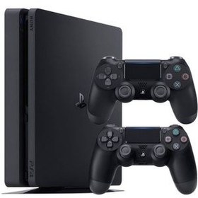 تصویر کنسول بازی سونی مدل Playstation 4 Slim کد Region 2 CUH-2200A ظرفیت 500 گیگابایت به همراه دسته اضافه 