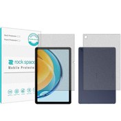 تصویر گلس صفحه نمایش و پشت تبلت هوآوی MatePad SE 10.1 مدل نانو هیدروژل مات برند راک اسپیس کد LL 