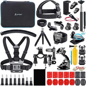 تصویر کیت دوربین اکشن گوپرو ۵۸ تیکه GoPro 58-piece action camera kit 