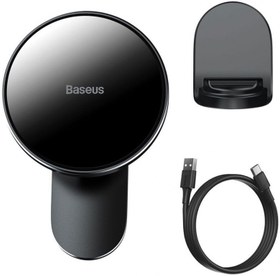 تصویر هولدر و شارژر وایرلس بیسوس مدل WXJN-01 Baseus WXJN-01 Big Energy Car Mount Wireless Charger