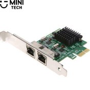 تصویر کارت PCI-E به 2 پورت RG45 مینی تک 