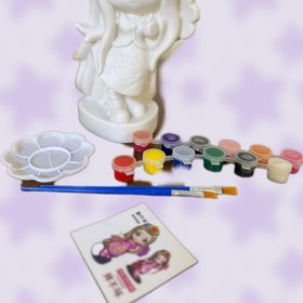 تصویر عروسک رنگ آمیزی طرح پری 