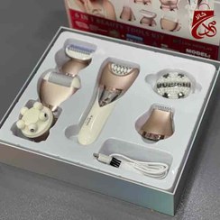 تصویر اپیلاتور کیمی مدل KM7115 ۶ کاره ضد آب 