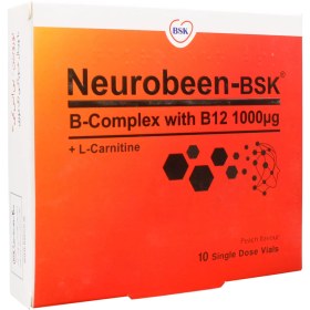 تصویر نوروبين (ب-کمپلکس + ب12) 3000 ميکروگرم ويال خوراکي - بي اس کا ا NEUROBEEN (B-COMPLEX + B12) 3000 MCG ORAL VIAL - BSK NEUROBEEN (B-COMPLEX + B12) 3000 MCG ORAL VIAL - BSK