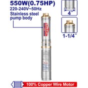 تصویر شناور 64 متر 0.75HP Emtop مدل EWPPD05501 