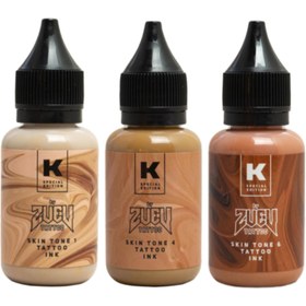 تصویر رنگ تاتو پوست مدل SKIN TONE 30 