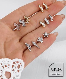 تصویر پیرسینگ گوش جواهری مدل PG1017 