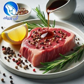 تصویر استیک گوساله جنگلی لیمو رزماری 