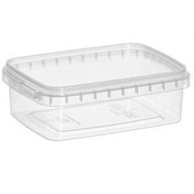 تصویر ظرف فریزری ۴۰۰ سی سی شفاف 