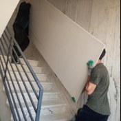 تصویر تخلیه و جابه جایی سرامیک در تمامی سایزها 