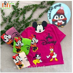 تصویر تیشرت تک دیزنی لند کارتون ها 