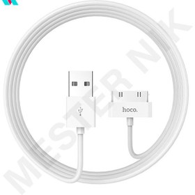 تصویر کابل تبدیل USB-A به 30 پین لایتنینگ هوکو مدل X23 