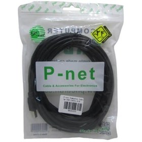 تصویر کابل پرینتر پی-نت USB 2.0 طول 1.5 متر P-Net Printer USB Cable 1.5 m