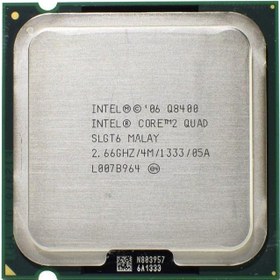 تصویر پردازنده CPU Intel Pentium Q8400 ا Intel Core 2 Quad Q8400 CPU Intel Core 2 Quad Q8400 CPU