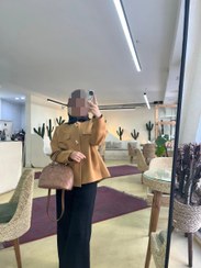 تصویر کت زنانه عروسکی مدل تدی 