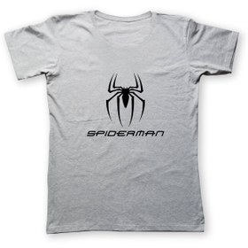 تصویر تی شرت زنانه به رسم طرح اسپایدرمن کد 4447 