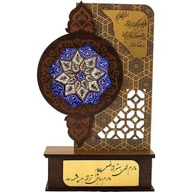 تصویر تندیس میناکاری طرح مادر 