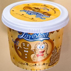 تصویر کره بادام زمینی بیسکوئیتی 