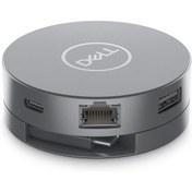 تصویر هاب USB-C دل 6 پورت مدل DA305 Dell 6-in-1 USB-C Multiport Adapter - DA305