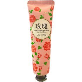 تصویر کرم دست تیوپی گل رز وان اسپرینگ One Spring Hand Cream