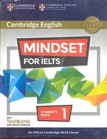 تصویر cambridge english mind set for ielts 1 with test bank کمبریج انگلیش مایند ست فور آیلتس 1 با تست 