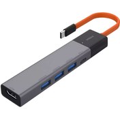 تصویر هاب تایپ سی 5 پورت شیائومی MWCMA05 Xiaomi MIIIW Hub USB Type-C 5 Trong 1 MWCMA05 PD USB 3.0 HDMI