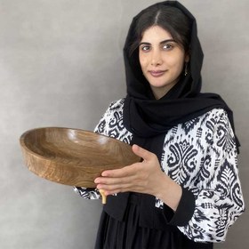 تصویر میوه خوری چوبی بزرگ - کد 2 