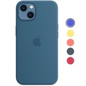 تصویر قاب سیلیکونی مگ‌سیف مناسب برای آیفون 13 iPhone 13 Silicone Case with MagSafe