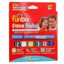 تصویر قلم ماتيكي گريم صورت 6رنگ(فونبو) قلم ماتيكي گريم صورت 6رنگ(فونبو)