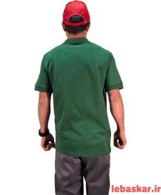 تصویر تیشرت کار رنگ سبز پررنگ 