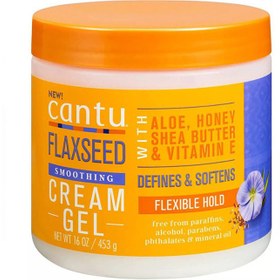 تصویر کرم ژل بذر کتان کنتو Cantu flaxseed cream gel مخصوص موی فر کد 1661706 