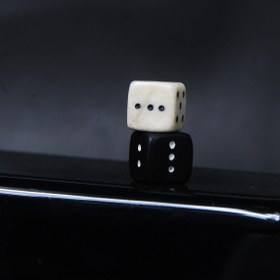 تصویر تاس استخوان شتر و شاخ گاومیش ۶ گرمی 