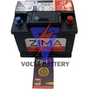 تصویر باتری ماشین 55 آمپر زیما 12V-55Ah Sealed Acid Filled Battery