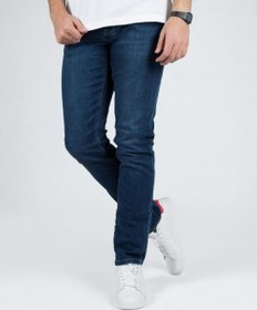 تصویر شلوار جین آبی راسته مردانه 
