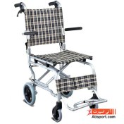 تصویر ویلچر آلومینیومی تاشو (فرودگاهی - مسافرتی) آزمد AZ 804LA ا Aluminum Fold-able Wheelchair AZ 804LA Aluminum Fold-able Wheelchair AZ 804LA